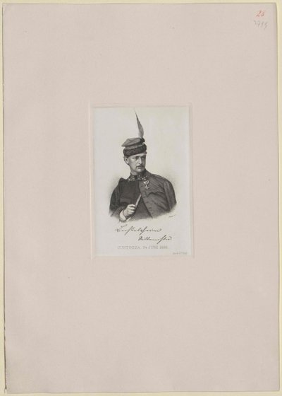 Anton baron Bechtolsheim-Mauchenheim (druk) door Artist Unknown