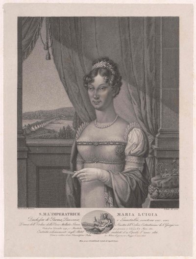 Aartshertogin van Oostenrijk (1791-1847) Maria Louisa door Artist Unknown