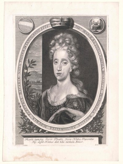 Aartshertogin van Oostenrijk Antonie door Artist Unknown