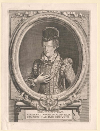 Aartshertogin van Oostenrijk Johanna door Artist Unknown