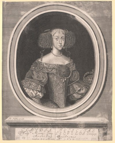 Aartshertogin van Oostenrijk Klaudia Felicity door Artist Unknown