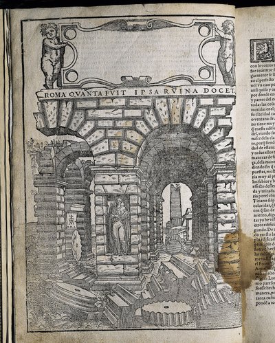 Architectuur en perspectiefwerk - SERLIO, Sebastiano (1475-1554). Italiaanse maniëristische architect, die deel uitmaakte van het Italiaanse team dat het Paleis van Fontainebleau bouwde. Tutte opere architettura en prospetiva. SPANJE. CASTILIË EN LEÓN. Sal door Artist Unknown