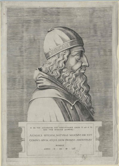Aristoteles (afdrukken) door Artist Unknown