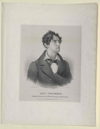 Auguste Nourrit (afdruk) door Artist Unknown