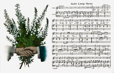 Auld Lang Syne (print) door Artist Unknown