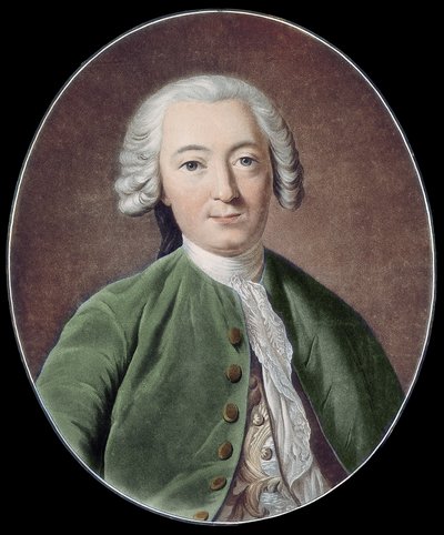 CLAUDE ADRIEN HELVETIUS. Engels filosoof (gravure) door Artist Unknown