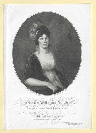 Caroline von Baden door Artist Unknown