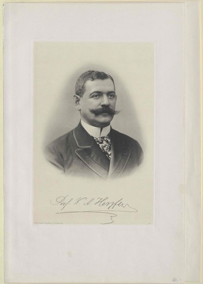 Charles August Herzfeld door Artist Unknown
