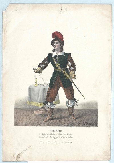 Charles Horace Badun Lecomte door Artist Unknown