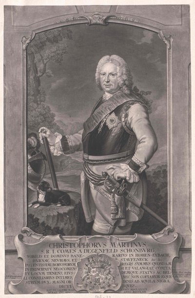 Christoph Martin graaf von Degenfeld-Schonburg door Artist Unknown
