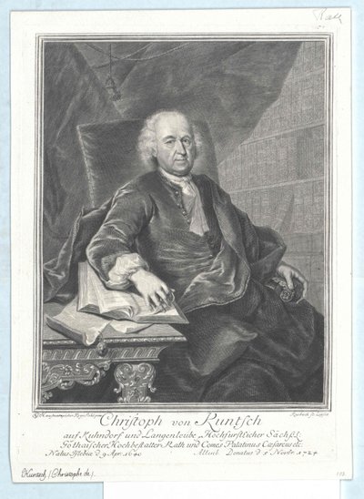 Christoph von Kuntsch door Artist Unknown