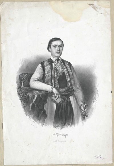 Graaf van Montenegro Danilo I door Artist Unknown