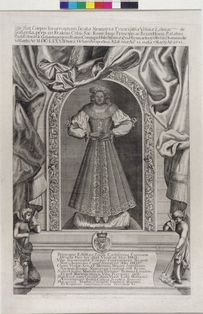 Dood beeld van de Ursula gravin Esterh007a0079-Gal006e0074ha door Artist Unknown
