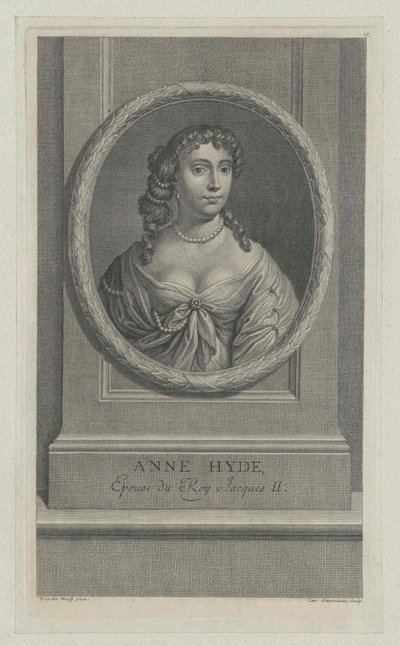 Hertogin van York Anne Hyde door Artist Unknown