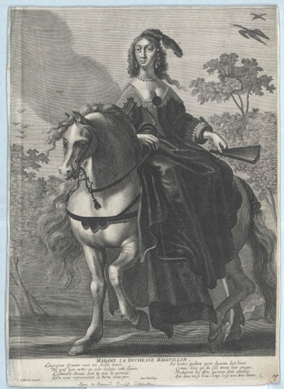 Hertogin van Aiguillon Vignerot du Plessis door Artist Unknown
