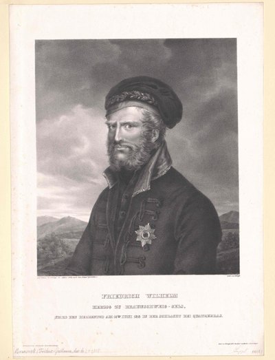 Hertog van Braunschweig-Oels Friedrich Wilhelm door Artist Unknown