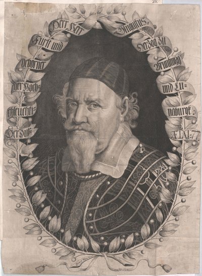 Hertog van Brunswick-Wolfenbuettel August de Jongere door Artist Unknown