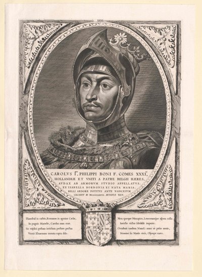 Hertog van Bourgondië Karel de Stoute door Artist Unknown
