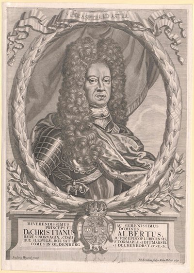Hertog van Holstein-Gottorp Christian Albert door Artist Unknown