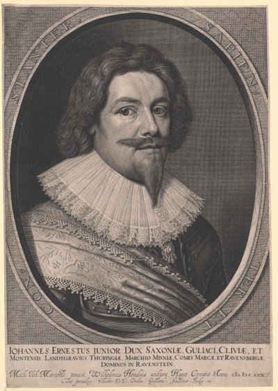 Hertog van het Huis van Saksen-Weimar Johann Ernst I door Artist Unknown