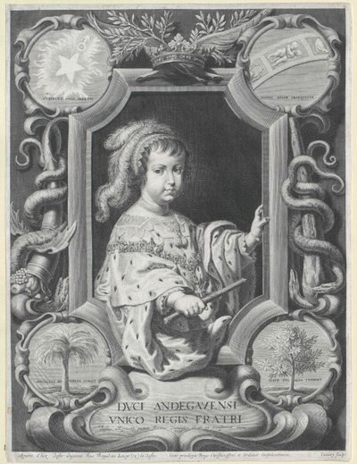 Hertog van Orléans Philipp door Artist Unknown