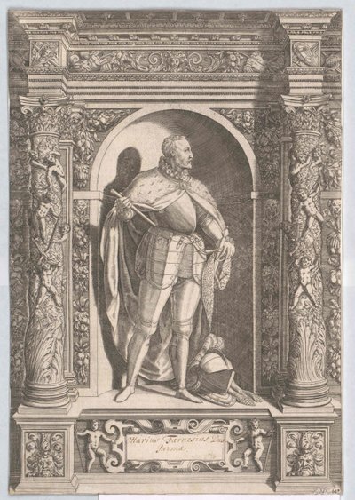 Hertog van Parma Octavian Farnese door Artist Unknown