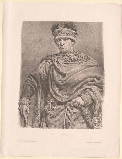 Hertog van Polen Vladislav II door Artist Unknown
