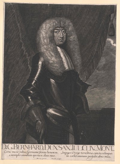Hertog van Saksen-Jena Bernard door Artist Unknown