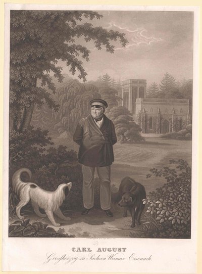 Hertog van Saksen-Weimar Eisenach Karl August door Artist Unknown