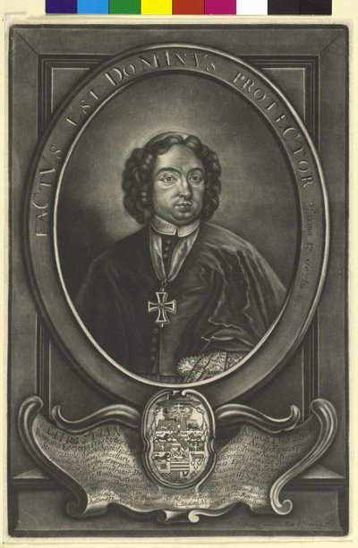 Hertog van Saksen-Zeitz Christian August door Artist Unknown
