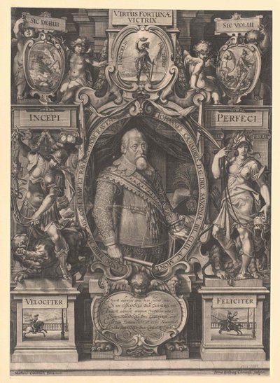 Hertog van Saksen Johann Casimir door Artist Unknown