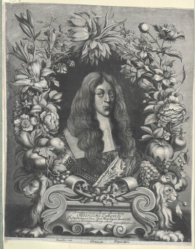 Hertog van Württemberg Willem Ludwig door Artist Unknown