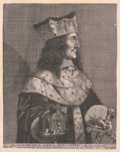 Keurvorst Karel I Ludwig door Artist Unknown