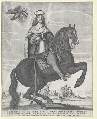 Elector of Brandenburg (1620-1688) Frederick Wilhelm door Artist Unknown