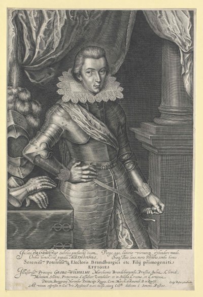Keurvorst van Brandenburg Georg Wilhelm door Artist Unknown