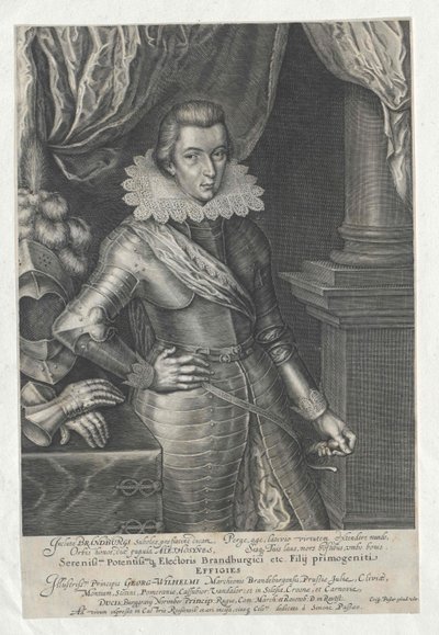 Keurvorst van Brandenburg Georg Wilhelm door Artist Unknown