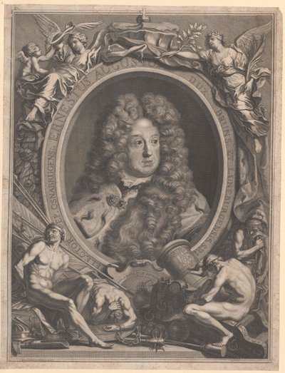 Keuzevorst van Hannover Hertog van Brunswick-Lueneburg Ernst August I door Artist Unknown