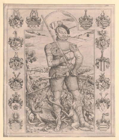 Keurvorst van Saksen Johann Frederik I door Artist Unknown