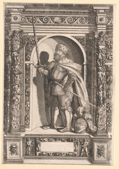 Keurvorst van Saksen Johann Frederik I door Artist Unknown