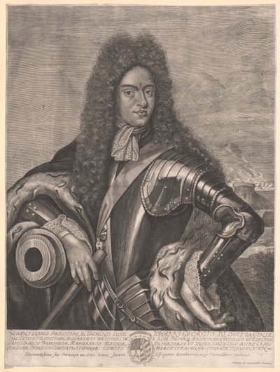 Keurvorst van Saksen Johann George IV door Artist Unknown