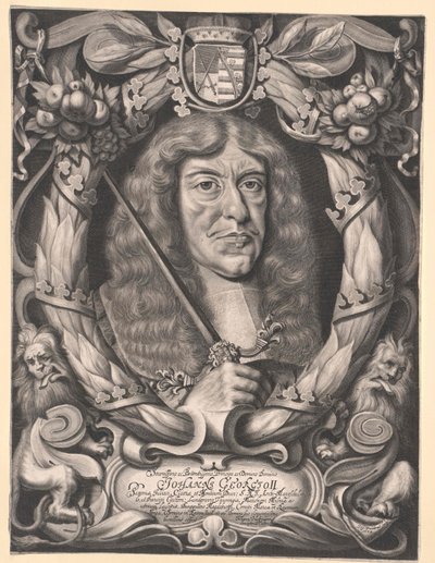 Keurvorst van Saksen Johan George II door Artist Unknown