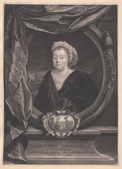 Elisabetha Heider door Artist Unknown