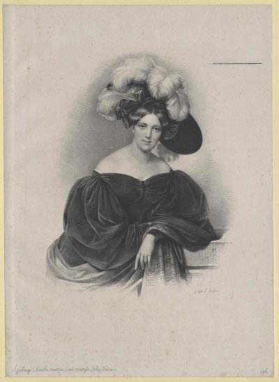 Emilie gravin Zichy-Ferraris door Artist Unknown