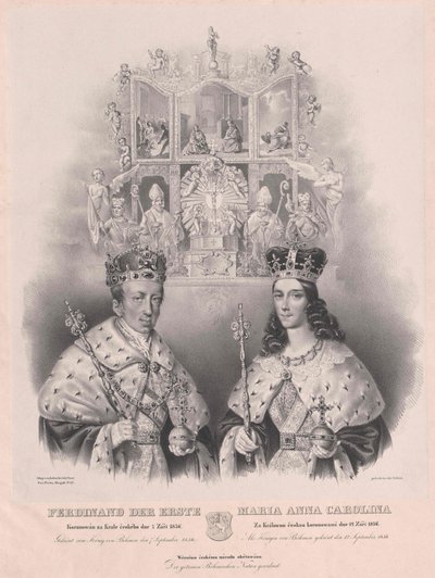 Keizer van Oostenrijk Ferdinand I door Artist Unknown