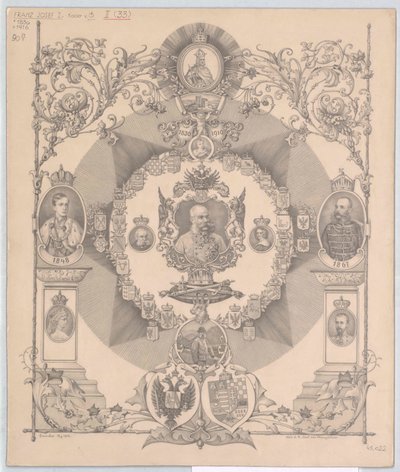 Keizer van Oostenrijk Franz Joseph I door Artist Unknown