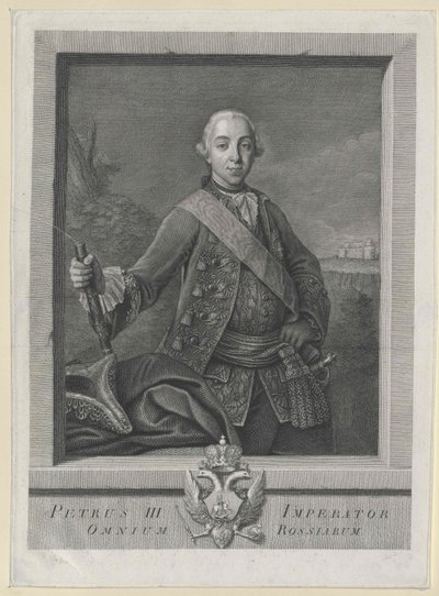Keizer van Rusland Peter III door Artist Unknown