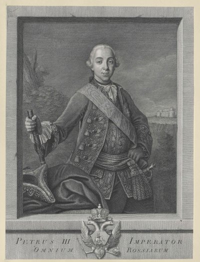Keizer van Rusland Peter III door Artist Unknown