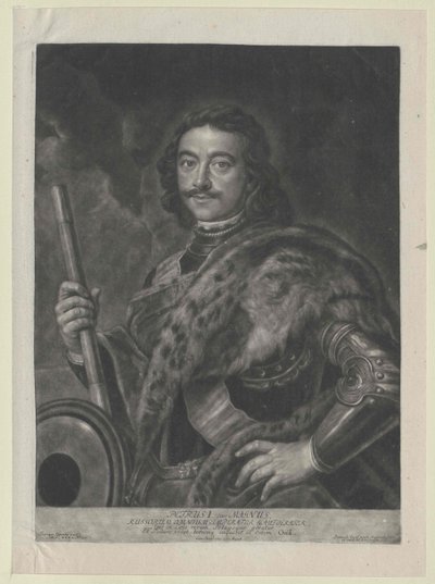 Keizer van Rusland Peter I de Grote door Artist Unknown