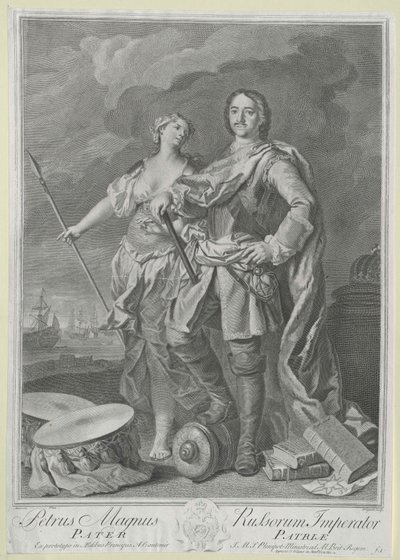 Keizer van Rusland Peter I de Grote door Artist Unknown