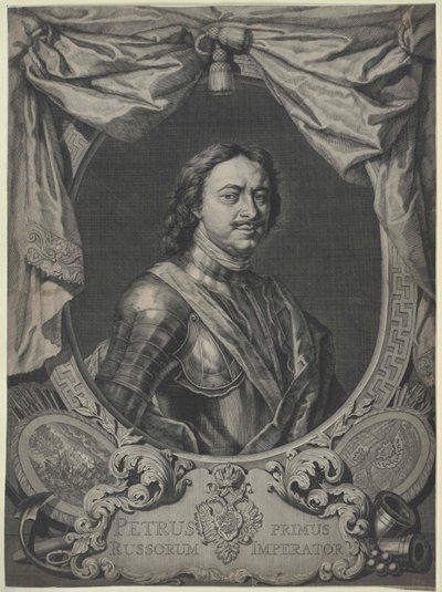 Keizer van Rusland Peter I de Grote door Artist Unknown